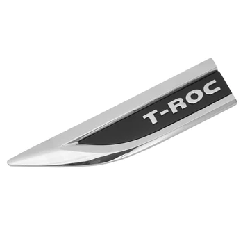 Vrata Strani Krilo Fender Emblem Značko Nalepke Trim za T-ROC TROC 2018 2019 2020 2021 2