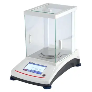 HC-WC1004T elektronske analitične Bilance, lab bilance z zaslonom na dotik, vmesnik RS232C, 100 g, ločljivost 0,1 mg