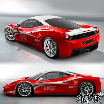 Avto nalepke Za Ferrari 458 telo, zunanjost dekoracijo nalepke 458 izziv športni avto dekoracijo spremenjene nalepke