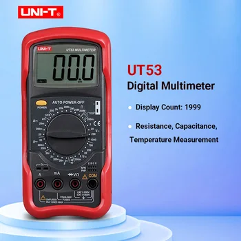 ENOTA UT53 digitalni multimeter merjenje upornosti diode/tranzistor test digitalni prikaz AC/DC multimeter Ampermeter 1