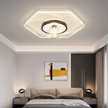 Nov sodoben minimalističen atmosferski železa akril dnevna soba jedilnica in spalnica strop okrašena z Nordijsko luči